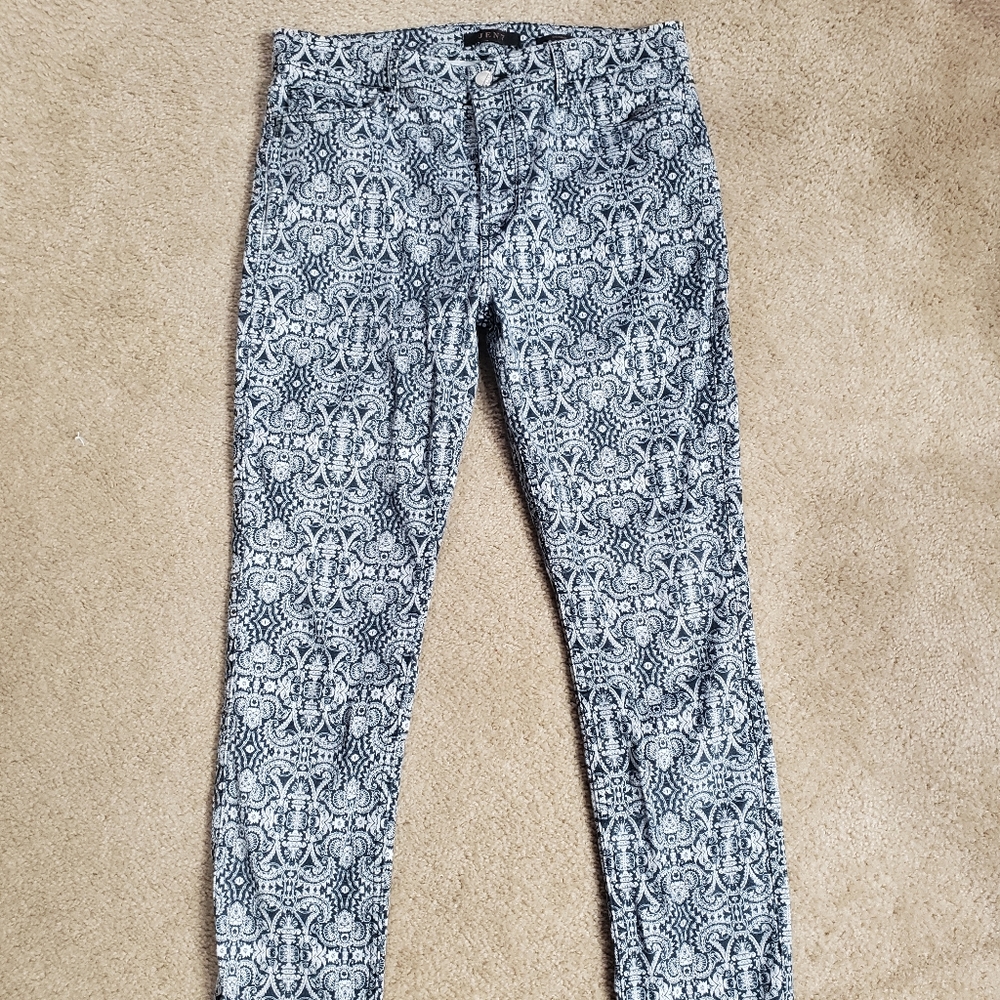 Printed skinny Jeans/pants black and white